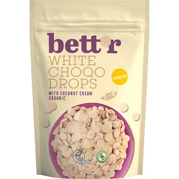 Čokoláda Pecičky čokoládové bílé veganské 200 g BIO BETT´R