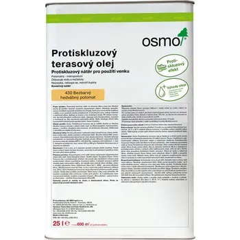Stavební chemie Osmo 430 Teras.olej Protiskluzný 25 l