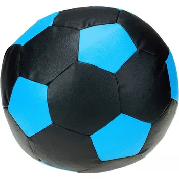 Taburet Sedací vak - míč 70 cm - černá + světlemodrá