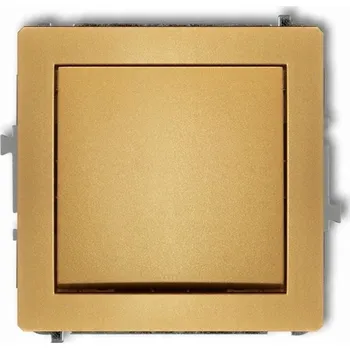vypínač Vypínač jednoduchý Klasik, Podomítkový Karlik zlatý 29DWP-4.1