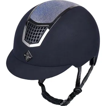 Jezdecká přilba Fair Play Jezdecká bezpečnostní helma, QUANTINUM Florine Barva: Tmavě modrá, Velikost: L