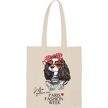 Nákupní taška Nákupní taška PoStar béžová bavlna