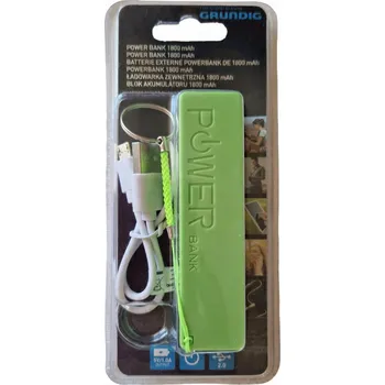 Powerbanka Powerbank Grundig 1800 mAh zelený