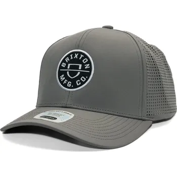 Kšiltovka Kšiltovka Brixton - Crest X Mp Snapback - Grey/Grey