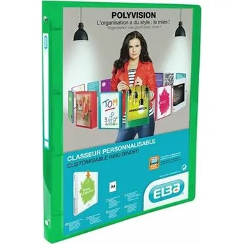 ELBA Pořadač A4 PP - zelený