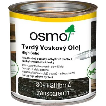 barva a nátěr na dřevo Osmo 3091 TVO barevný Stříbrný 0,375 l