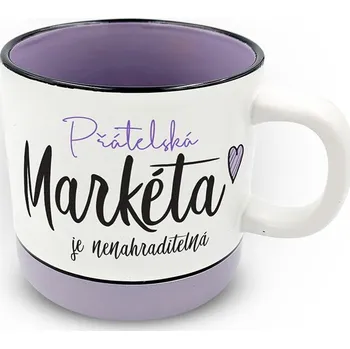 Nekupto Hrnek s potiskem 400 ml pastel - Markéta