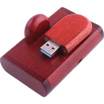 USB flash disk ČistéDřevo Dřevěný USB disk 32GB - třešeň