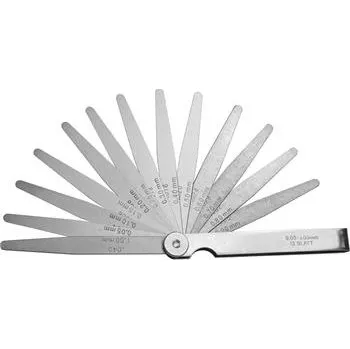 metr RICHTER spárová měrka 0.05-1.00 mm délka plátku 100 mm 13 plátů
