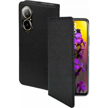 Pouzdro na mobilní telefon Pouzdro s klopou RCBR pro Realme C67 4G SMART MAGNET černé