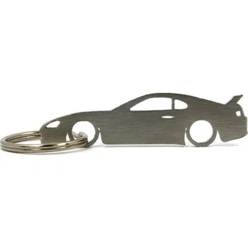 Toyota Supra MK4 klíčenka z nerezové oceli