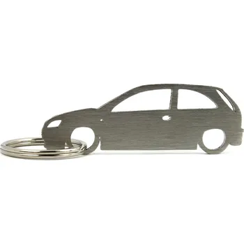 Opel Corsa C 3d klíčenka z nerezové oceli