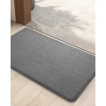 Rohožka KOUPELNOVÁ PŘEDLOŽKA Z MIKROVLÁKNA DO KOUPELNY, LOŽNICE, OBÝVACÍHO POKOJE 45x75 cm ŠEDÁ (110,113)