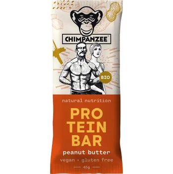 CHIMPANZEE BIO Protein bar Arašídové máslo 45g DMT 12/2025