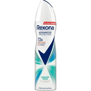Rexona Advanced Protection Shower Fresh Antiperspirant ve spreji 150 ml