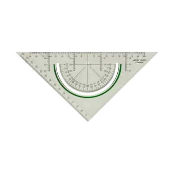 pravítka Linex - Pravítko trojúhelník LINEX Super Series 22 cm