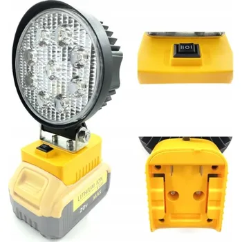 Pracovní lampa pro DeWalt halogenová svítilna 18V