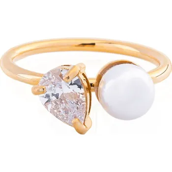 Prsten franco bene Twin promise ring - pozlacený | 2970 Velikost prstenu: 8 (60 mm)