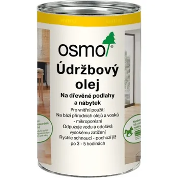 barva a nátěr na dřevo Osmo 3440 Údržbový olej/bílý transpar. 1 l