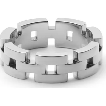 Prsten Daniel Wellington stříbrný prsten ocelový 3-Link Velikost: 60