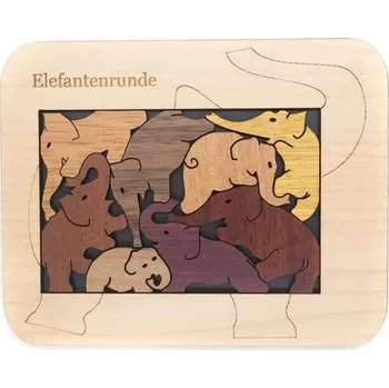 Hlavolam Elefant 15 - dřevěný hlavolam
