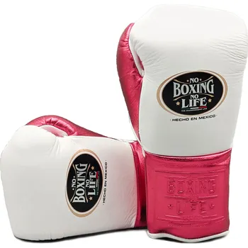 Boxerské rukavice Boxerské rukavice No Boxing No Life - bílé / růžové