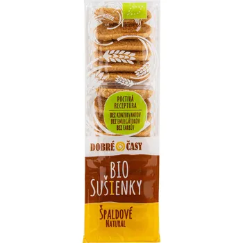 Sušenky špaldové celozrnné natural 100 g BIO DOBRÉ ČASY
