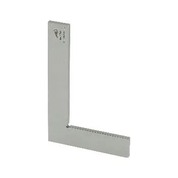 Úhloměr Přesný ocelový úhelník DIN875-1 bez zarážky pata 75 x 50 mm