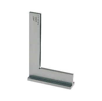 Úhloměr Přesný ocelový úhelník DIN875-2 s dorazem paty 150 x 100 mm