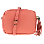 NovaKabelka.cz Kožená italská crossbody kabelka Bala Salmone