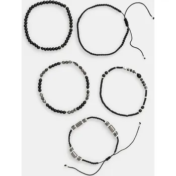 Náramek Náramek Aldo 5-pack pánský, MAX.020 černá 99X, vel. ONE SIZE