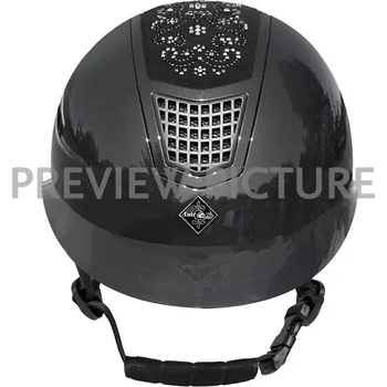 Jezdecká přilba Fair Play Jezdecká bezpečnostní helma, QUANTINUM W-V CHIC SHINY Barva: Černá, Velikost: M(56-58)