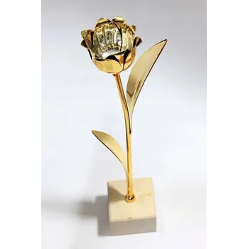 Kovová trofej TULIP-G - TULIPÁN, zlatá barva, výška H-300mm (tab. 50)