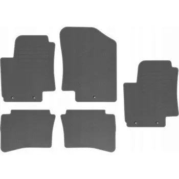 autokoberec Velurové autokoberce Edecor, sada 5 kusů