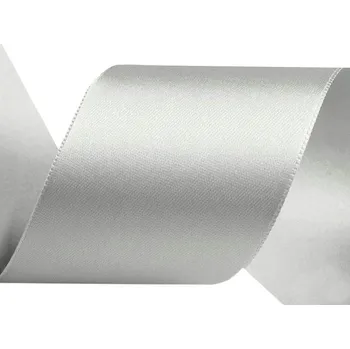 Stuha Atlasová stuha svazky po 5 m šíře 40 mm Balení: 5 m, Varianta: 59 šedá - 8591149971921