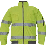 Cerva Bunda reflexní zimní CLOVELLY PILOT 2v1 žlutá 5XL