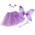 Karnevalový kostým - motýlí víla Balení: 1 sada, Varianta: 4 levandulová - 8591149025273