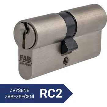 Assa Abloy Cylindrická vložka FAB 2 HOME, 3 klíče Rozměr: 40 + 50 mm