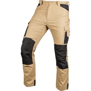 montérky NEO TOOLS Pracovní kalhoty Mix&Match, plátno, výztuhy Cordura, béžová/černá Velikost: L