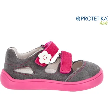 Dívčí sandály Protetika - barefoot polootevřené boty TERY fuxia Veľkosť: 25