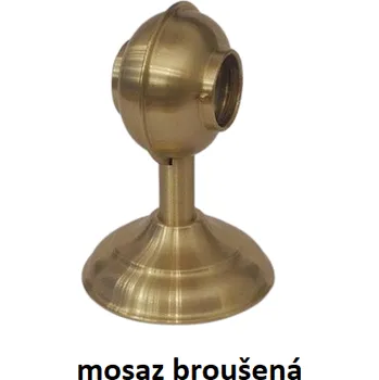 Držák na garnýž - jednoduchý K Barva: mosaz matná broušená, montáž: Držák - jednoduchý 90 mm