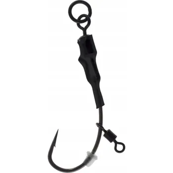 Rybářský háček Háčky zemní, s návazcem a s otřepem Mikado RONNIE RING 3 ks