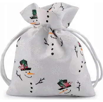 Obraz Dárkový sáček 10x13 cm s vánočním motivem