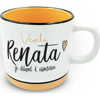 Nekupto Hrnek s potiskem 400 ml pastel - Renata