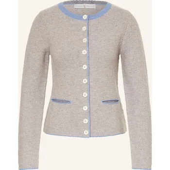 Johann & Johanna Dámská Pletená Kazajka, světle šedá, 36