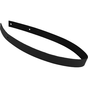 Pro Háčkování Kožený popruh 58 cm šířka 2,5 cm černý