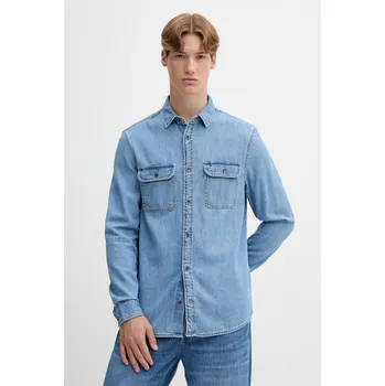 Pánské oblečení Džínová košile Tommy Jeans DM0DM21727 modrá 55J, vel. L