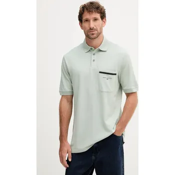 Bavlněné polo tričko Armani Exchange pánské, zelená barva, s potiskem, XM000990 AF10366 XM000990.AF10366 97X, vel. S