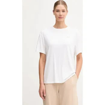 Dámské tričko Tričko EA7 Emporio Armani dámské, bílá barva, AF13919.7W000189 00X, vel. XS