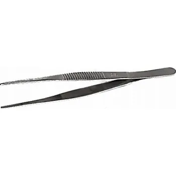 Péče o řasy a obočí Pinzeta s půlkulatými hroty, délka 14 cm